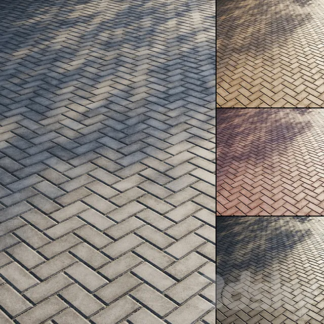 Paving 3DS Max Model