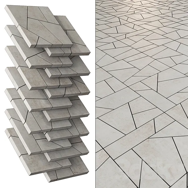 Paving angle n4 3DS Max Model