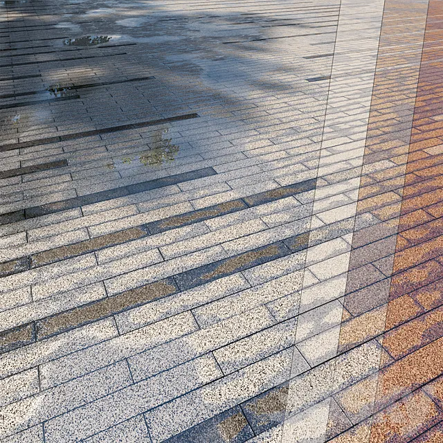 Paving Belpasso Premio tile 17 HR 3ds Max