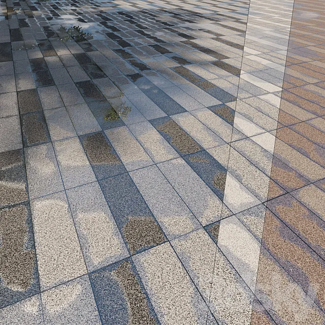 Paving Belpasso Premio tile 19 HR 3DS Max Model