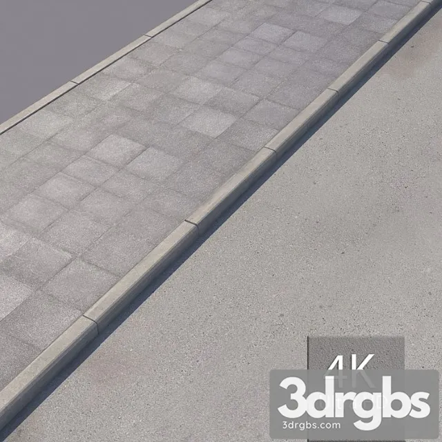 Paving Sidewalk 8 3dsmax Download
