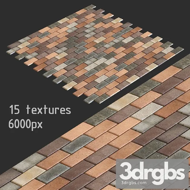 Paving Slabs 15 Textures 3dsmax Download