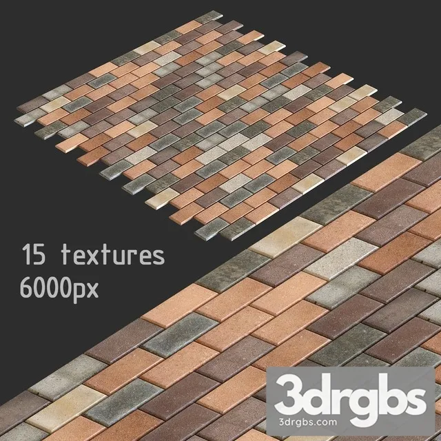 Paving Slabs 15 Textures 3dsmax Download