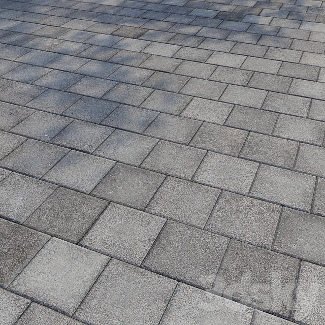 Paving stones 5 3ds Max