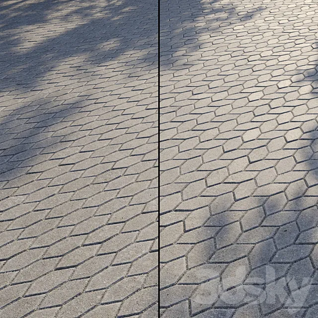 Paving Type 1 Set 14 3ds Max