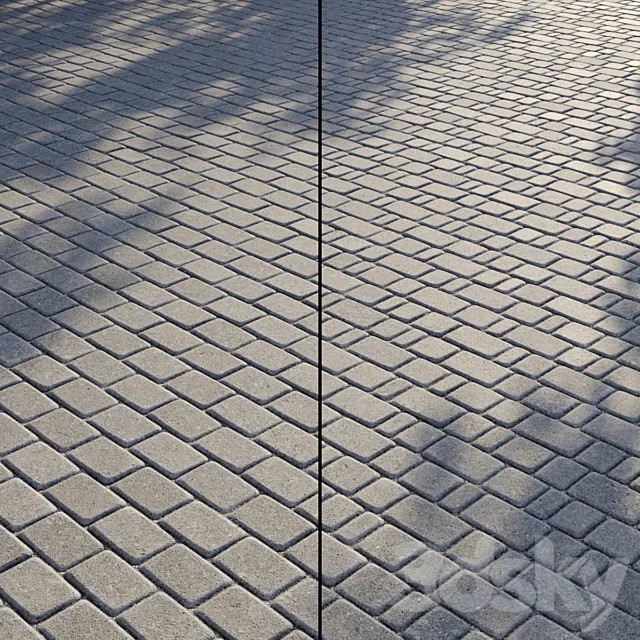 Paving Type 1 Set 6 3ds Max