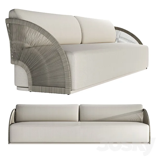 pavona lounge sofa RH 3ds Max