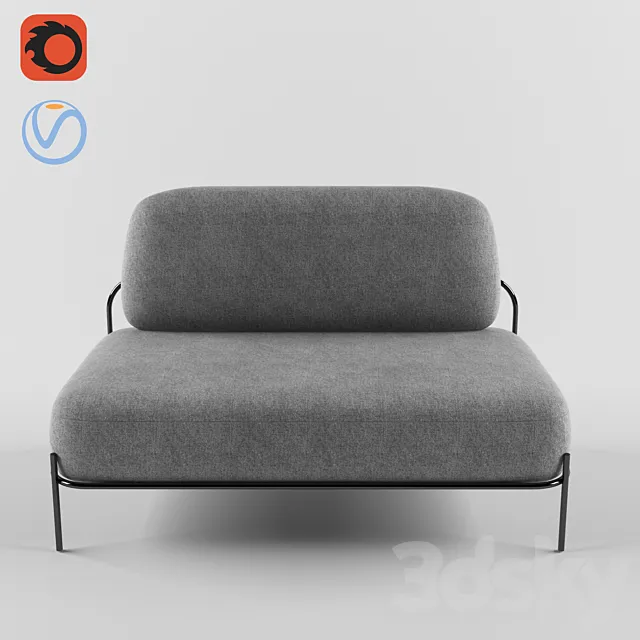 Pawai sofa 3DS Max Model