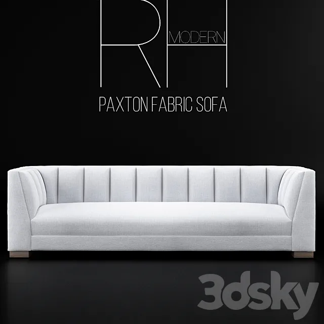 PAXTON FABRIC SOFA 3DS Max Model