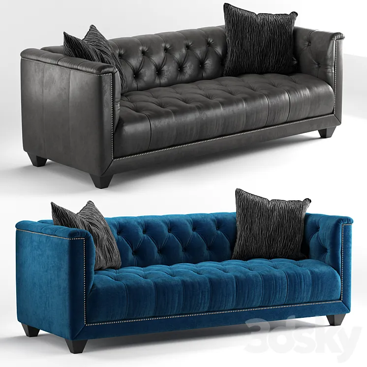 Paxton sofa by Berhnardt Furniture 3DS Max