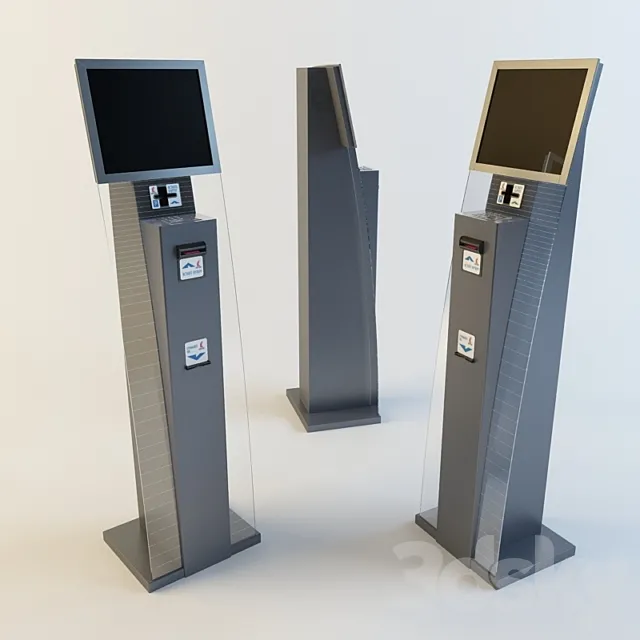 Payment terminal 3DS Max Model