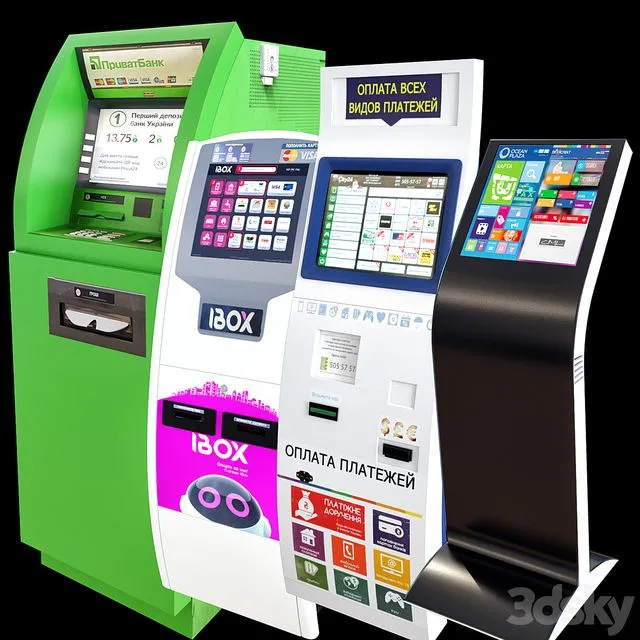 Payment terminal 3dsMax Model