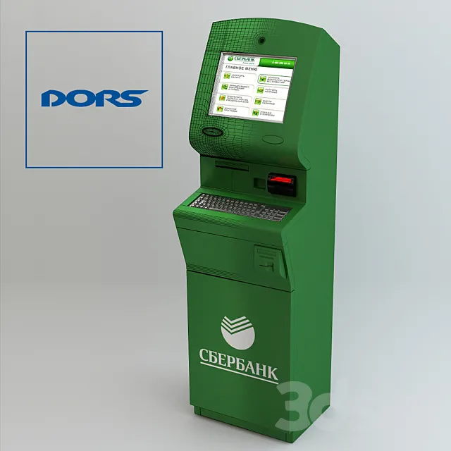 Payment terminal DORS PTM-1112 3DSMax File