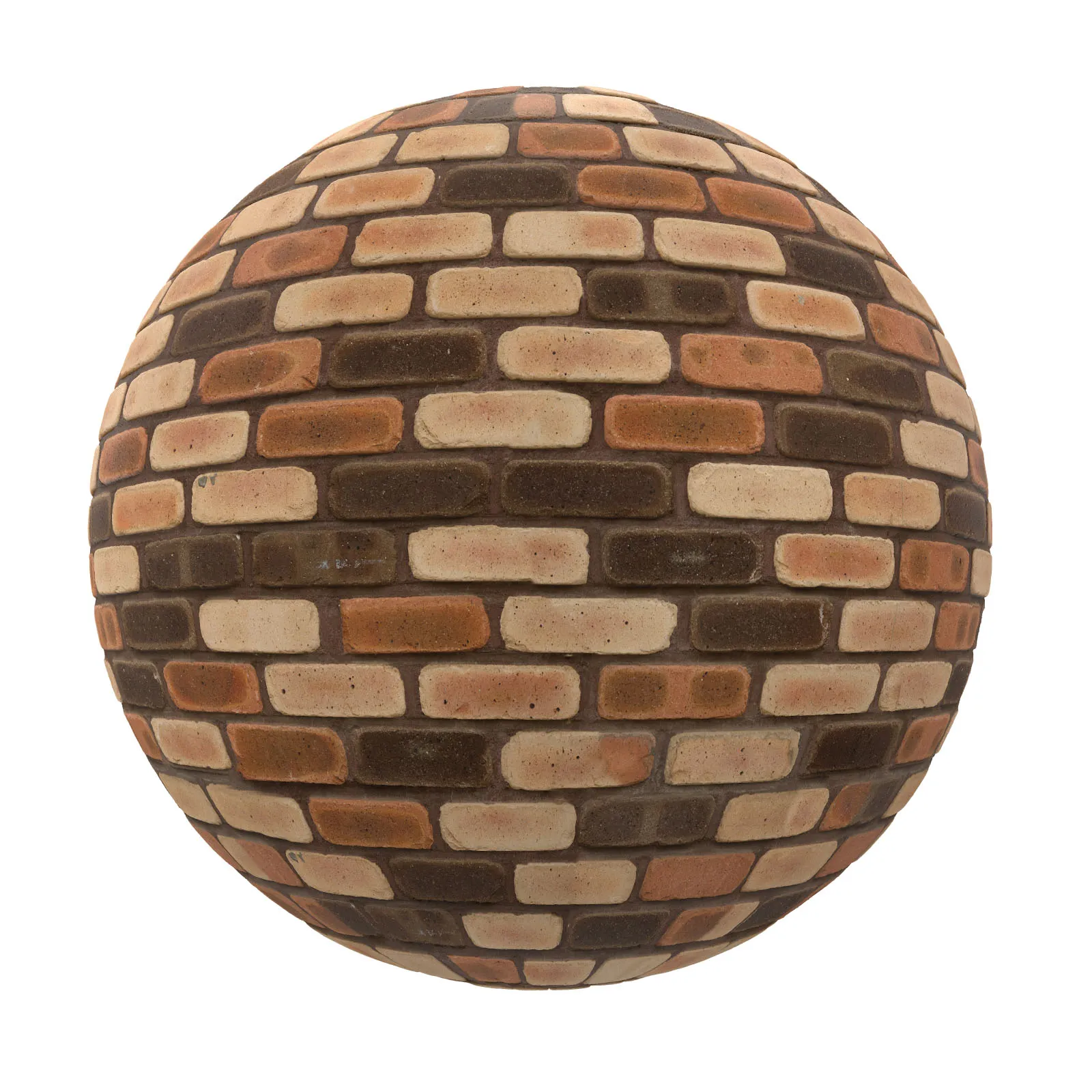PBR CGAXIS TEXTURES – BRICK – Brown Brick Wall 7