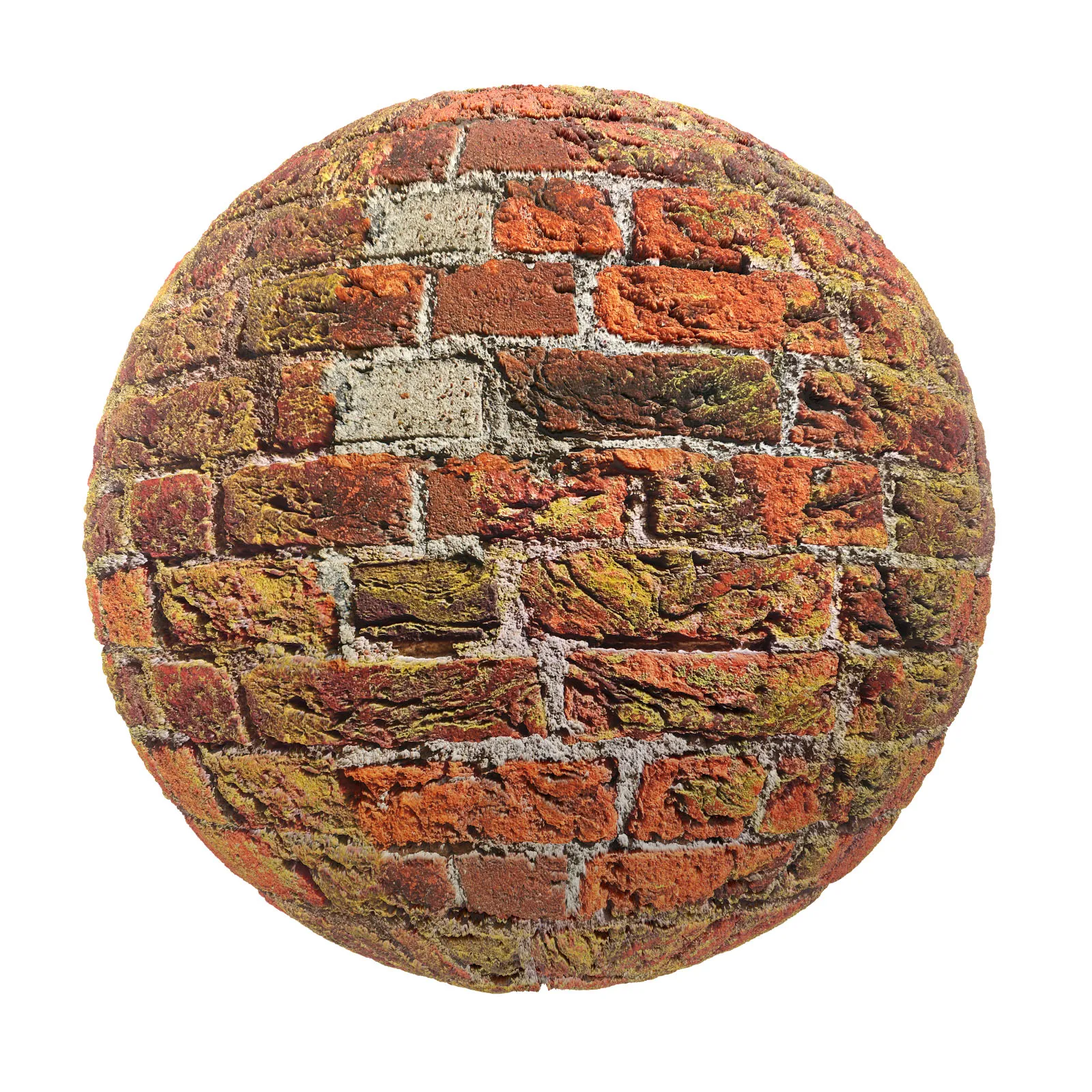 PBR CGAXIS TEXTURES – BRICK – Old Brick Wall 7
