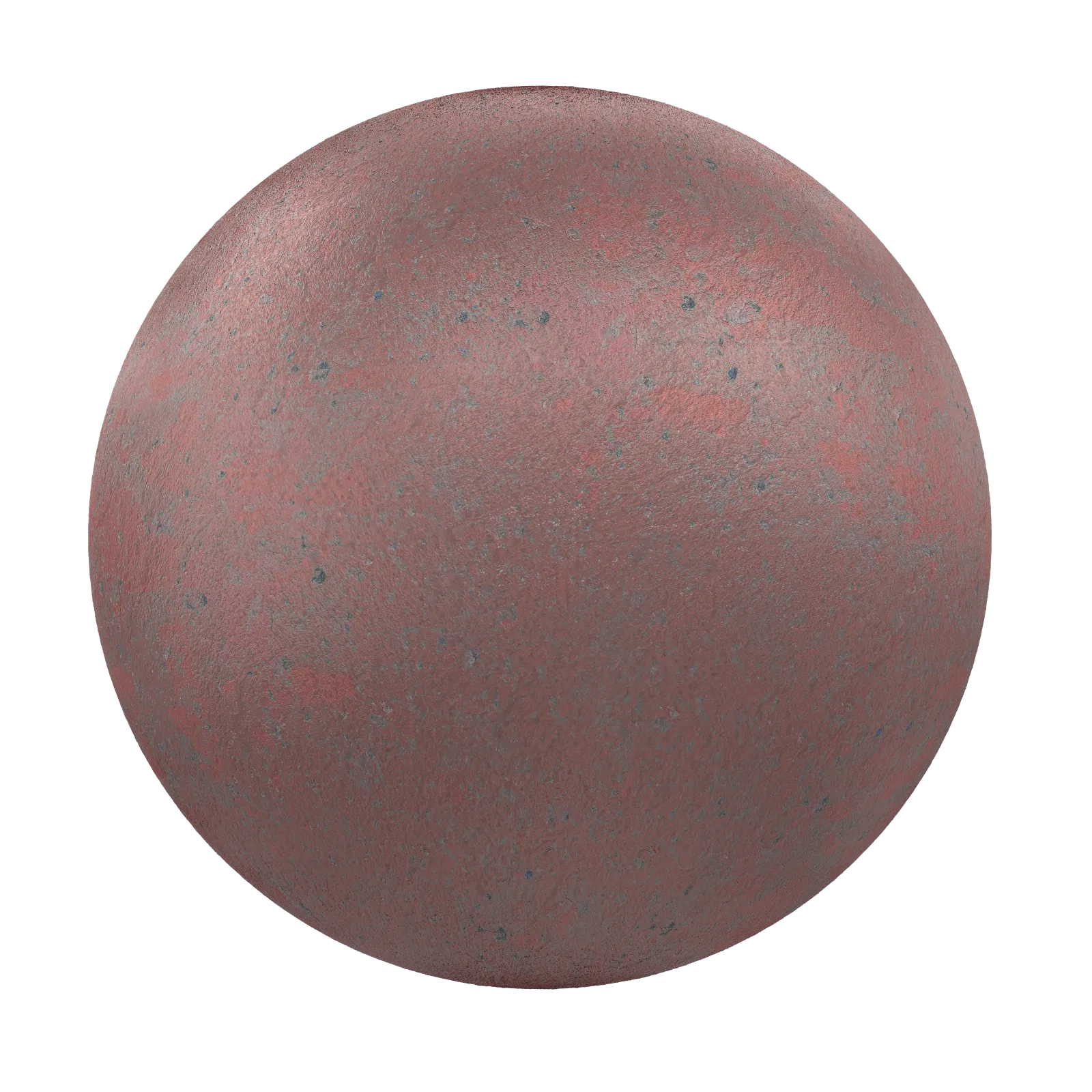PBR CGAXIS TEXTURES – METALS – Red Painted Metal 02