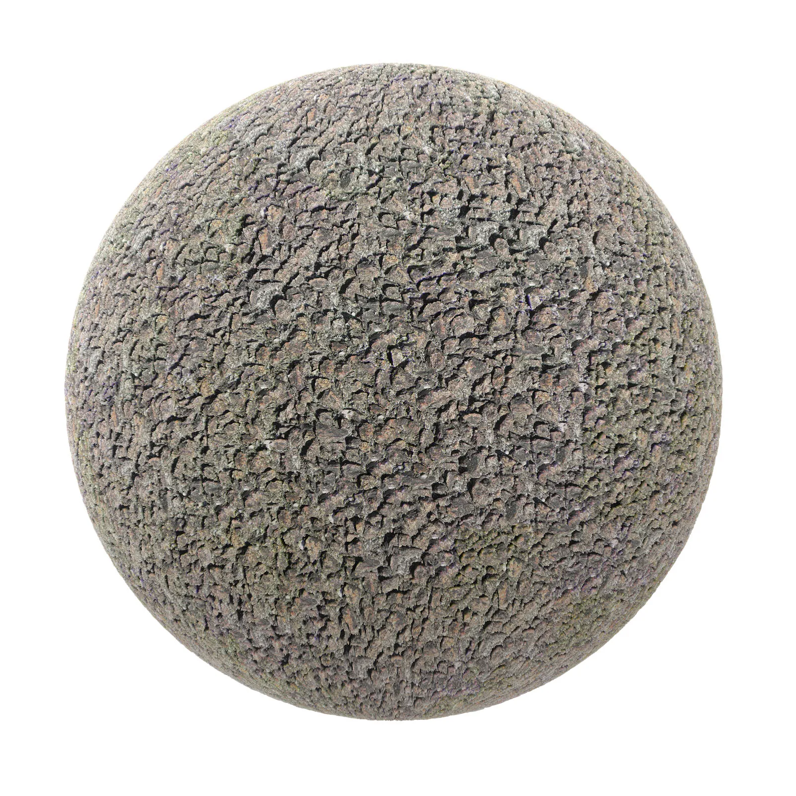 PBR CGAXIS TEXTURES – PAVEMENTS – Gravel Pavement 4