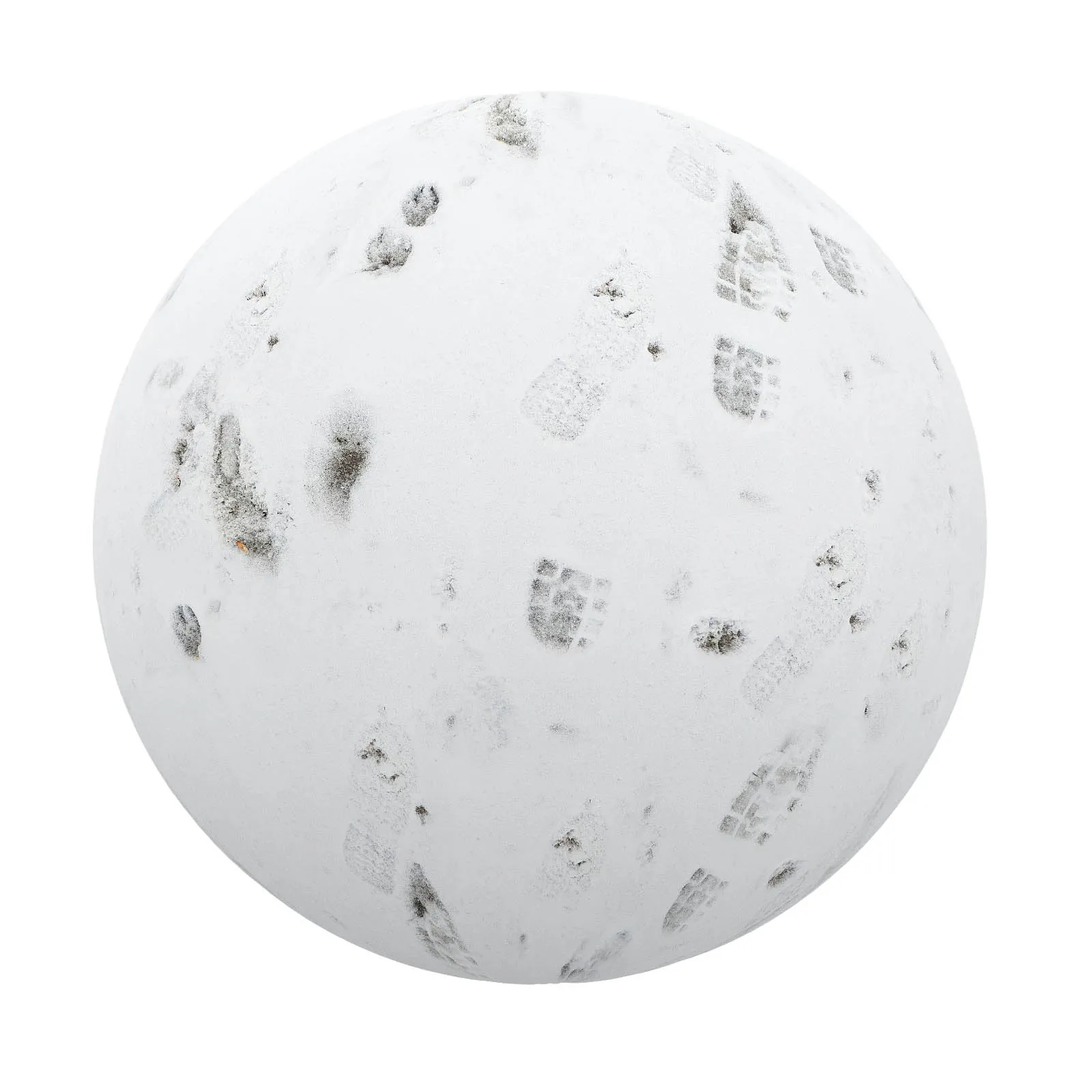 PBR CGAXIS TEXTURES – SNOW – Snow With Footprints 3