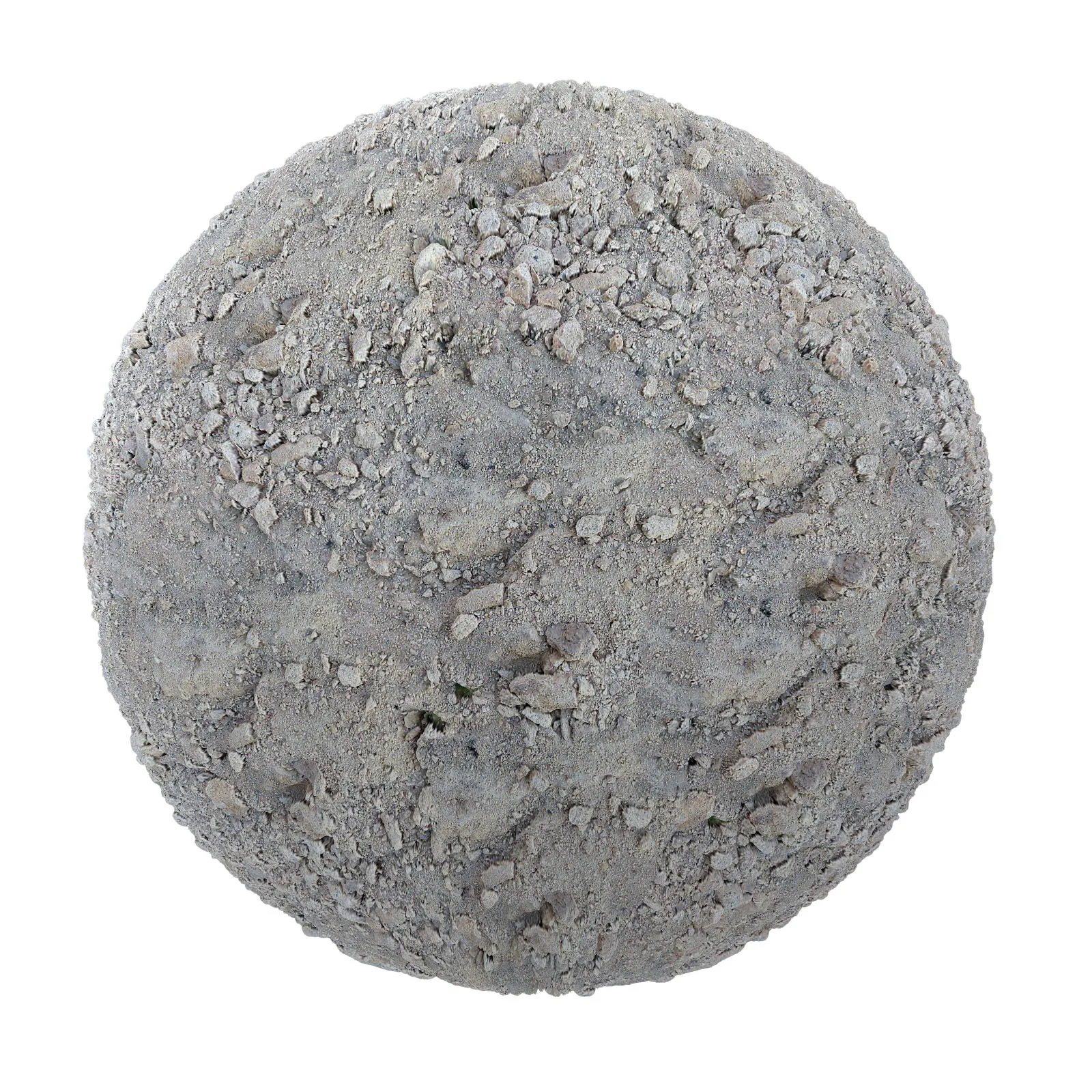 PBR CGAXIS TEXTURES – SOIL – Grey Dirt With Stones 1