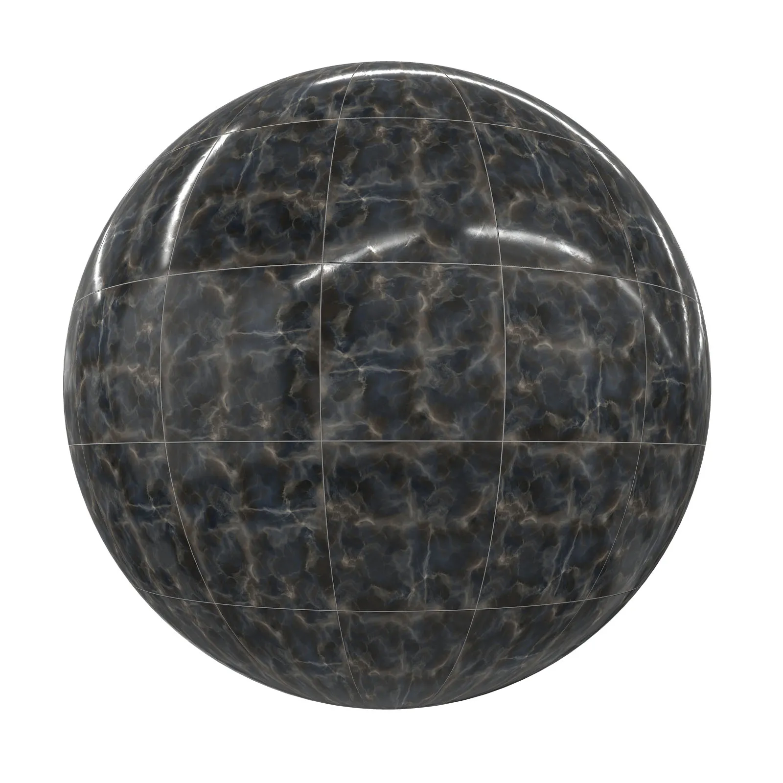 PBR CGAXIS TEXTURES – TILES – Black Marble Tiles 2