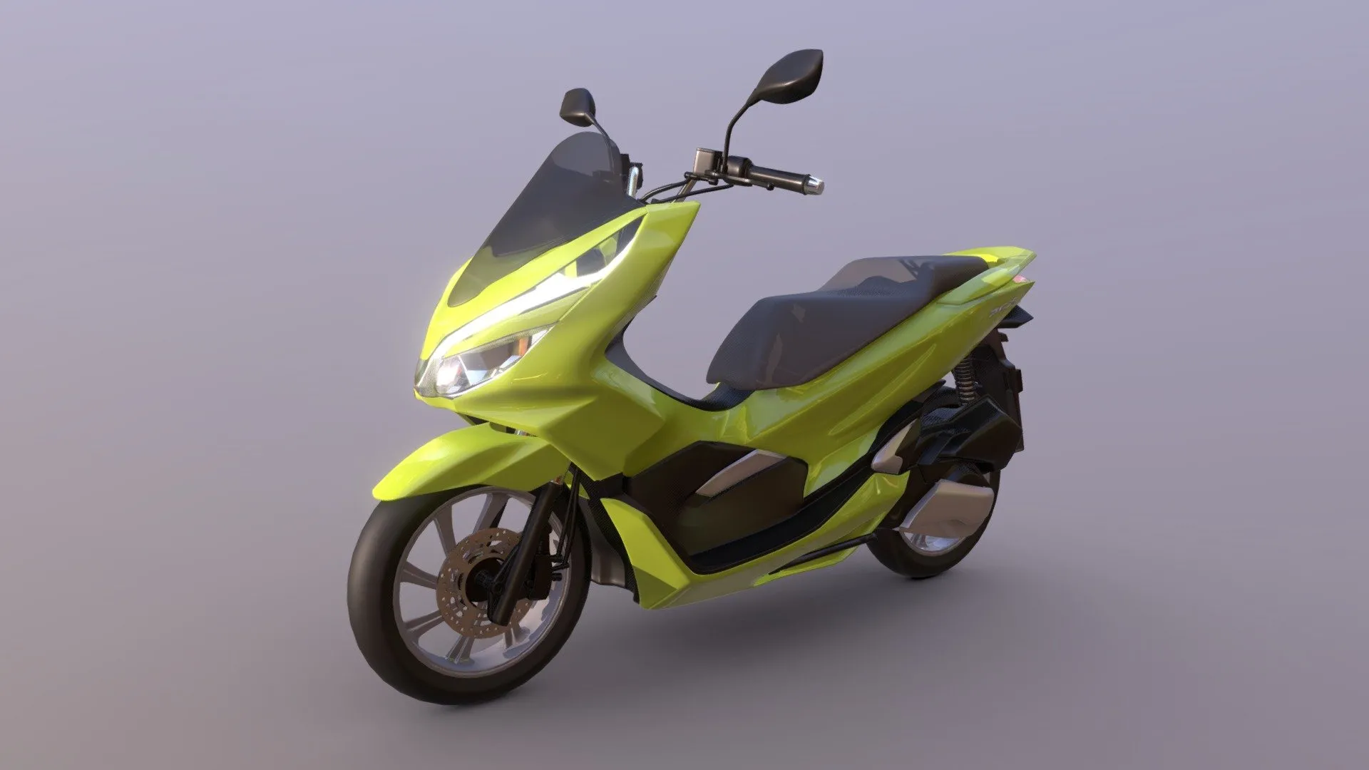PBR Game 3D Models – 2017 Honda Pcx 150