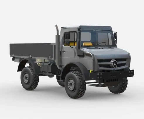 PBR Game 3D Models – 3D Model Mercedes Benz Unimog