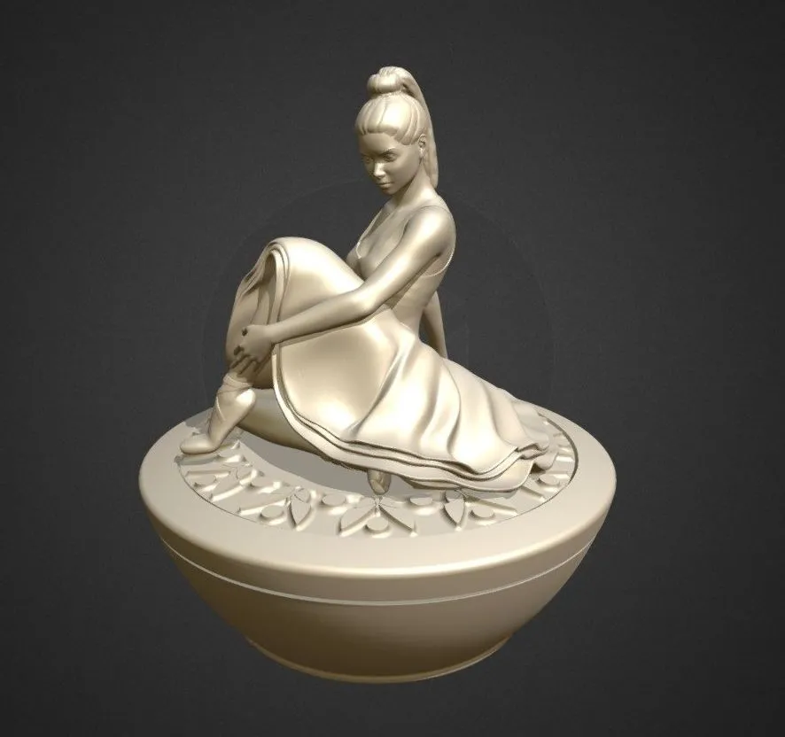 PBR Game 3D Models – 3D Printable Jewelry Box 2