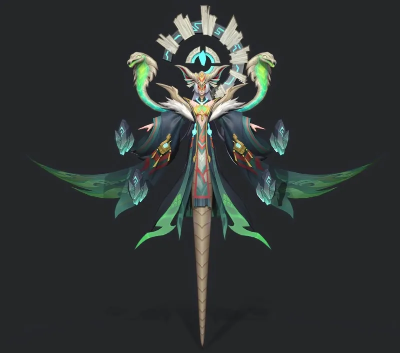 PBR Game 3D Models – A monster of a snake