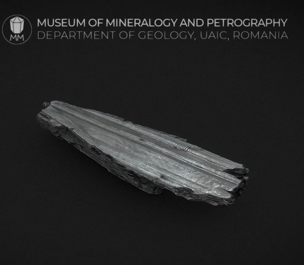 PBR Game 3D Models – Aesthetic Stibnite Specimen