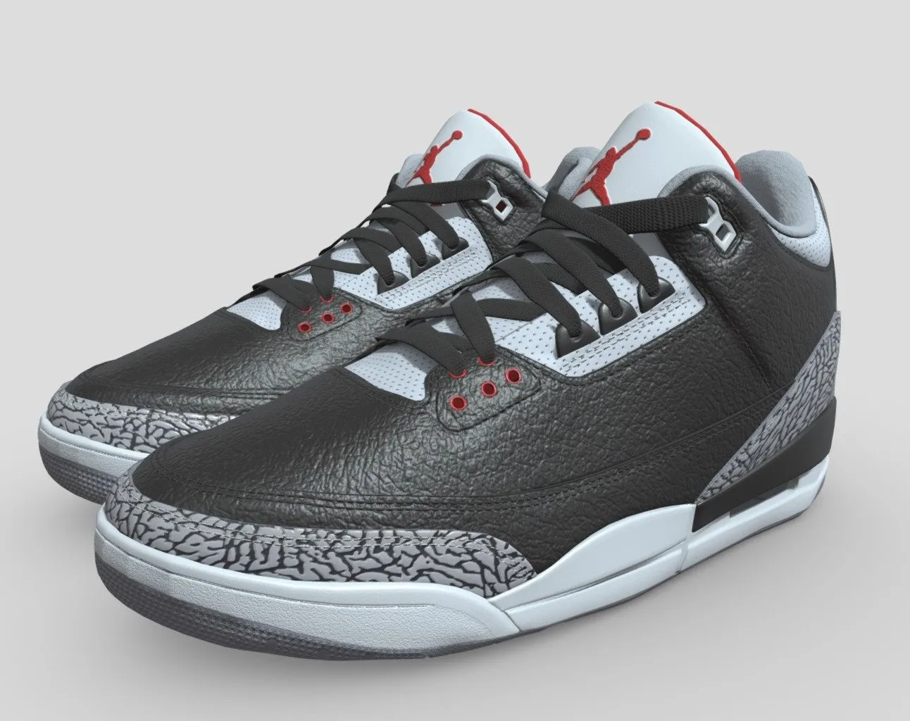 PBR Game 3D Models – Air Jordan 3 Retro