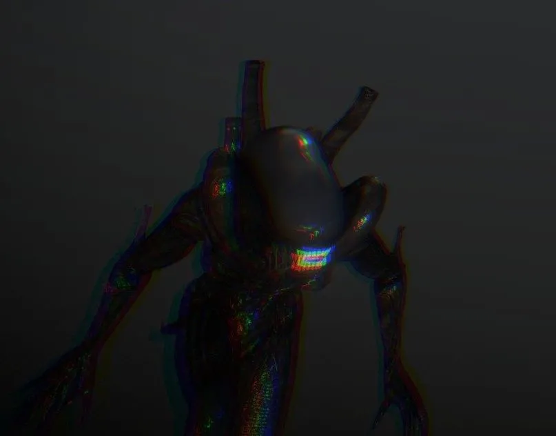 PBR Game 3D Models – Alien Isolation Xenomorph Rig