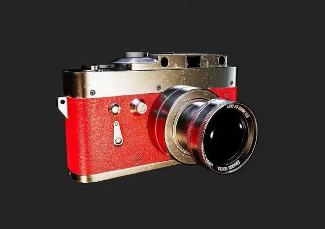 PBR Game 3D Models – Analog Camera