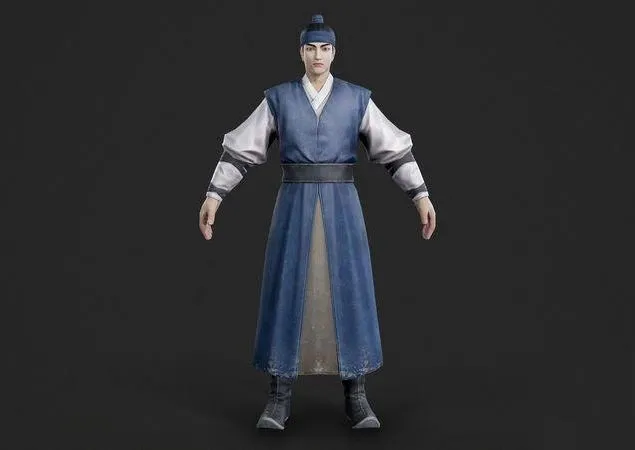 PBR Game 3D Models – Ancient korean people