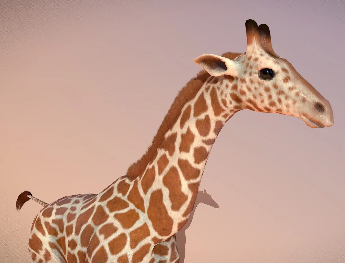 PBR Game 3D Models – Animated Giraffe