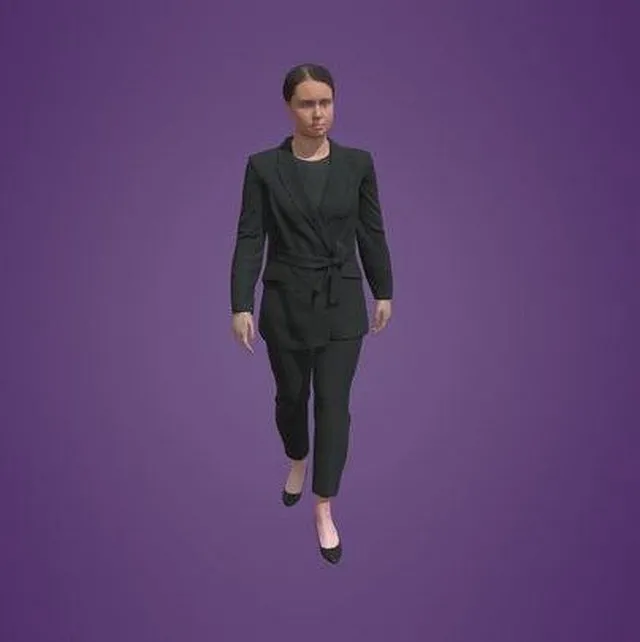 PBR Game 3D Models – Animated Woman Walking 4361 W5