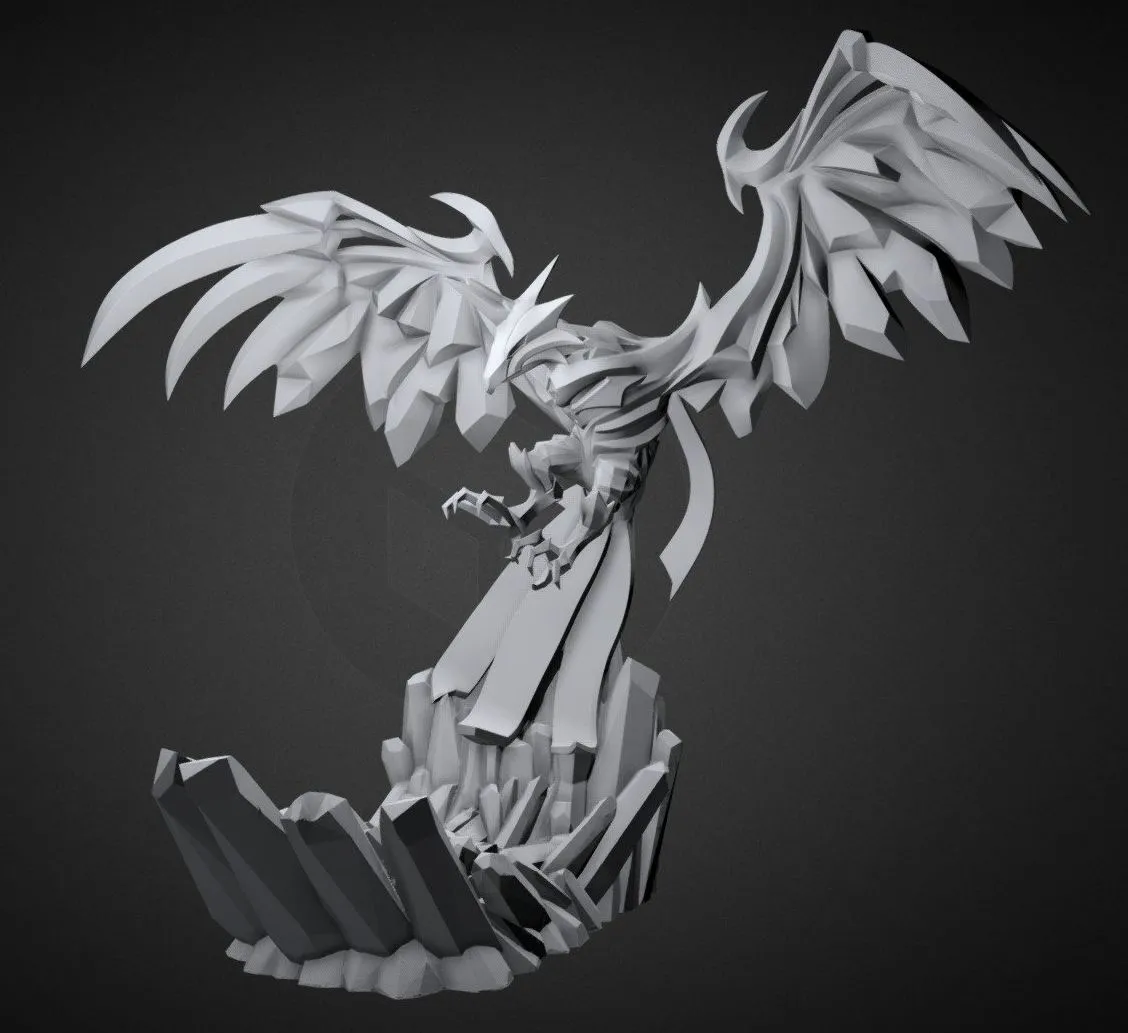 PBR Game 3D Models – Anivia Blackfrost Skin From League Of Legends