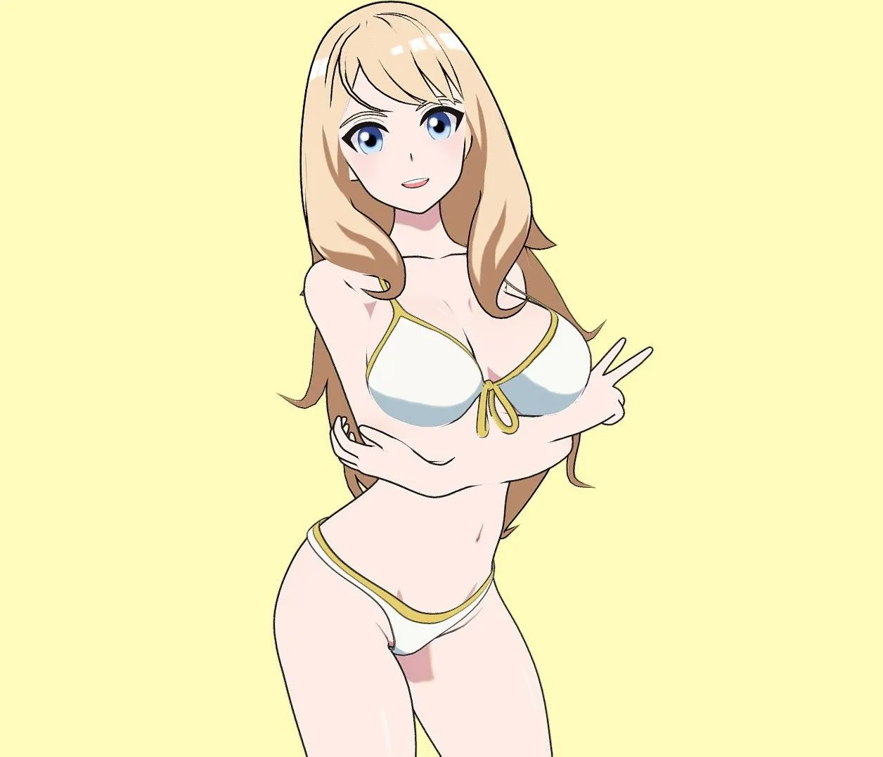 PBR Game 3D Models – Aoi Bikini Girl