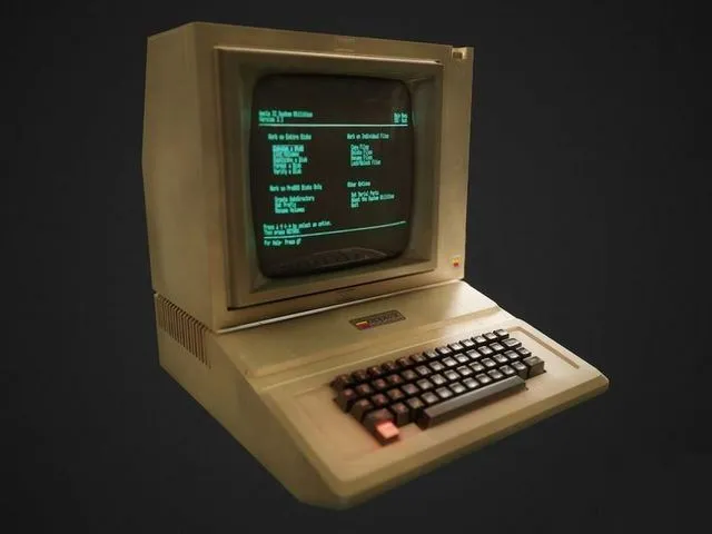 PBR Game 3D Models – Apple 2 computer