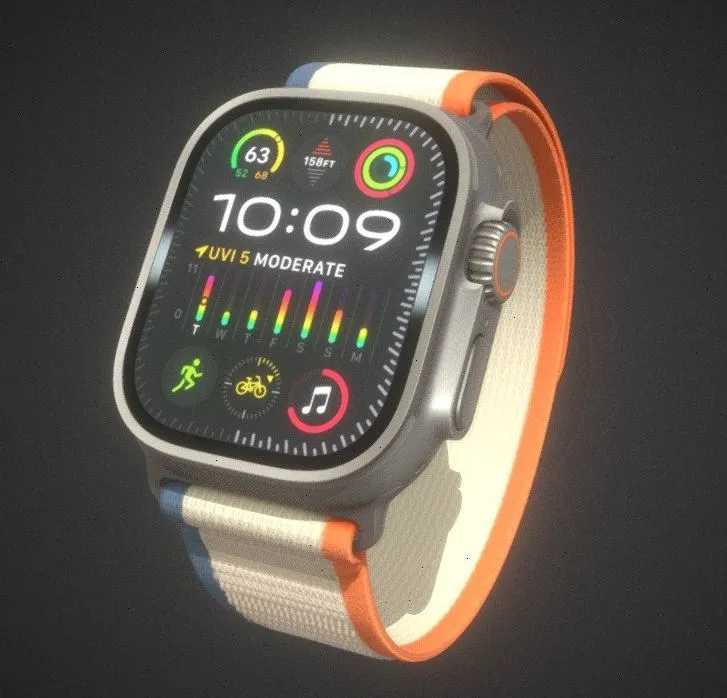 PBR Game 3D Models – Apple Watch Ultra 2