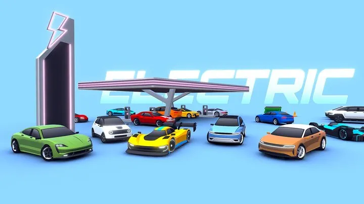 PBR Game 3D Models – ARCADE Electric Vehicles Pack
