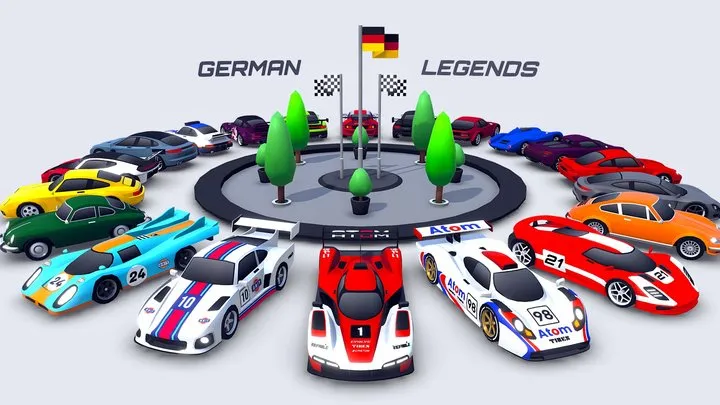 PBR Game 3D Models – ARCADE German Legends