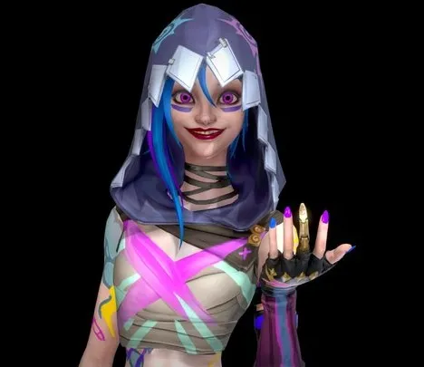 PBR Game 3D Models – Arcane Prodigy Jinx