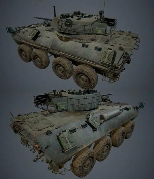 PBR Game 3D Models – Armor LAV-25