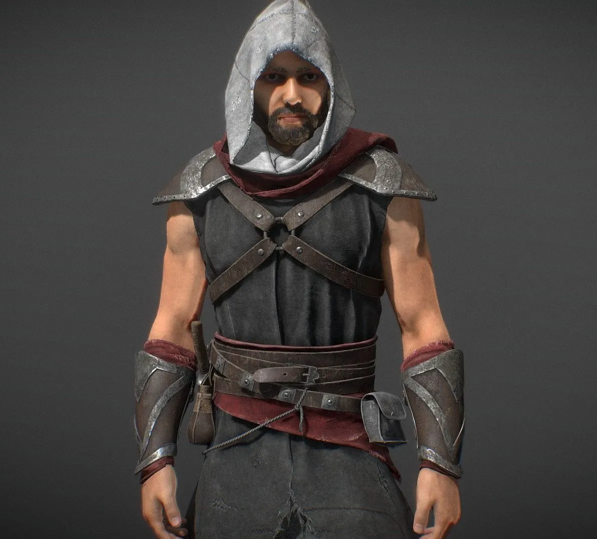 PBR Game 3D Models – Assassin Omar