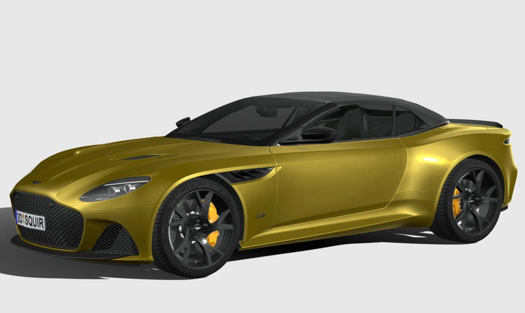 PBR Game 3D Models – Aston Martin Dbs Superleggera Volante 2020