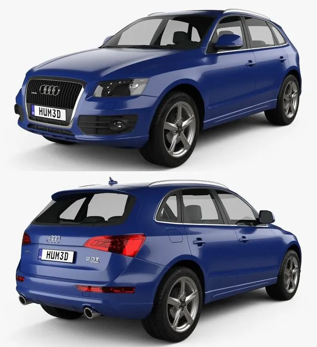 PBR Game 3D Models – Audi Q5 2009