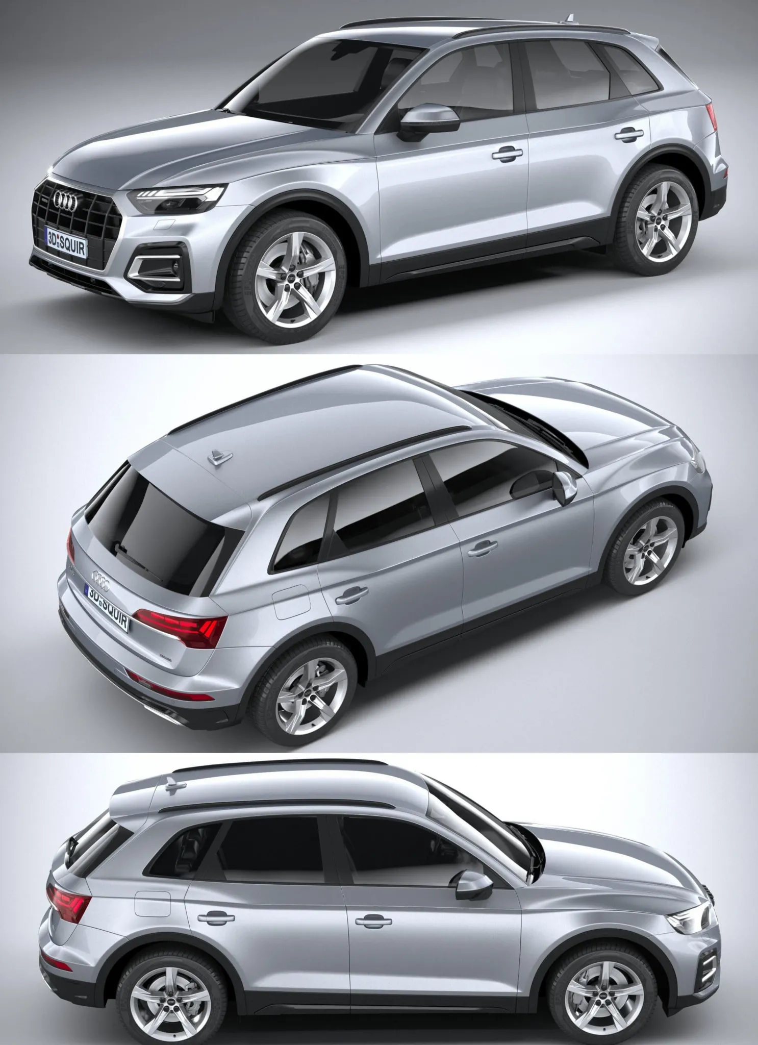 PBR Game 3D Models – Audi Q5 2021