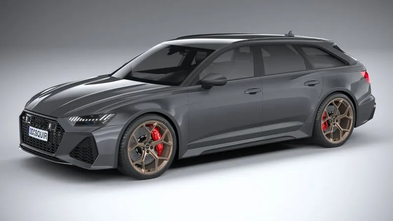 PBR Game 3D Models – Audi RS6 Avant 2024