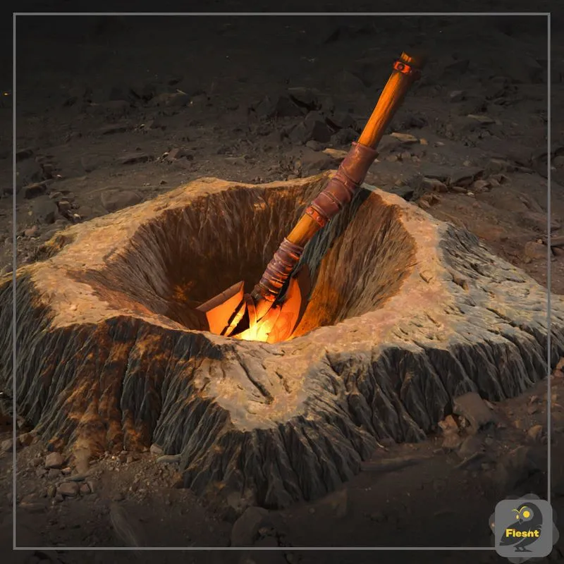 PBR Game 3D Models – Axe of Wrath Game