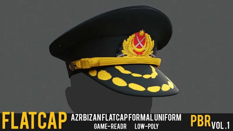 PBR Game 3D Models – Azrbizan flatcap formal uniform